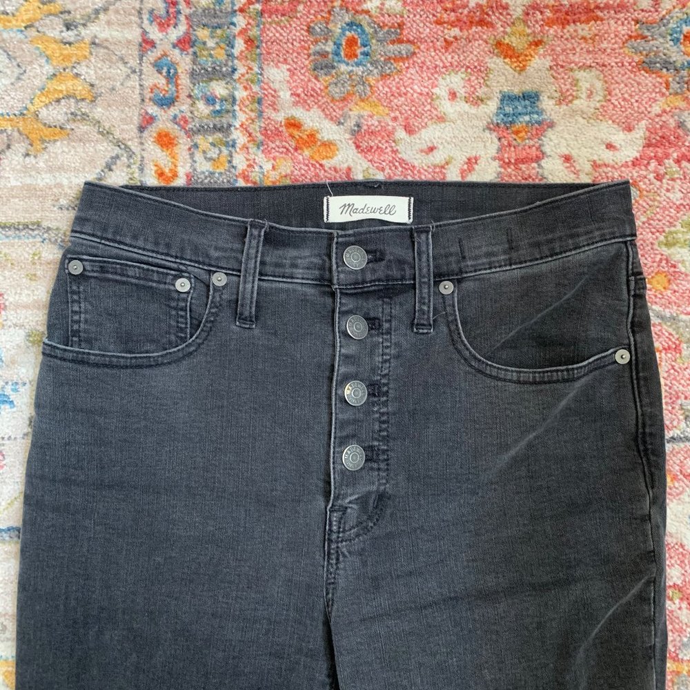 Madewell Cali Demi-Boot Jeans, Button Front